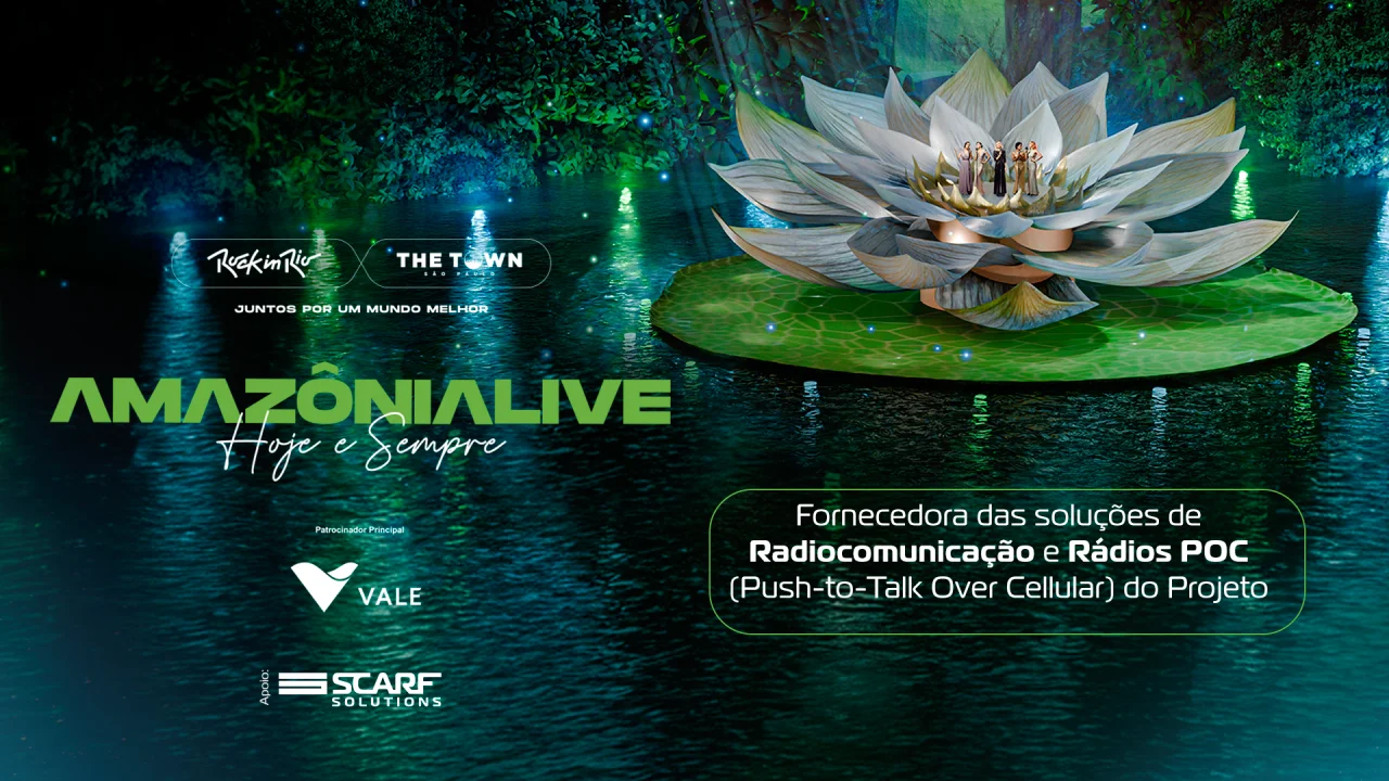Scarf Solutions garante radiocomunicação no Amazônia Live 2025