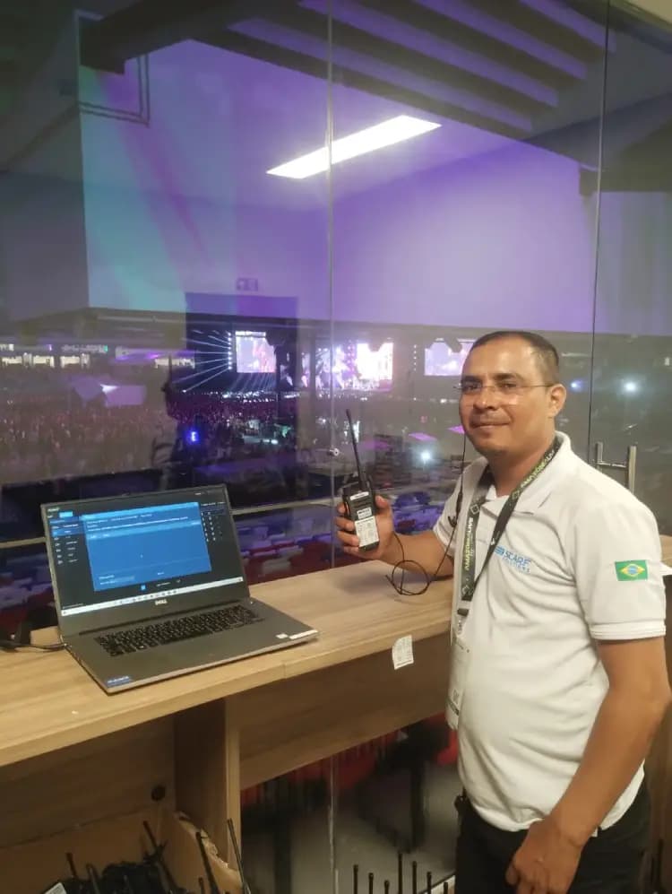 Radiocomunicação e PoC garantindo a conexão no Amazônia Live 2025 1